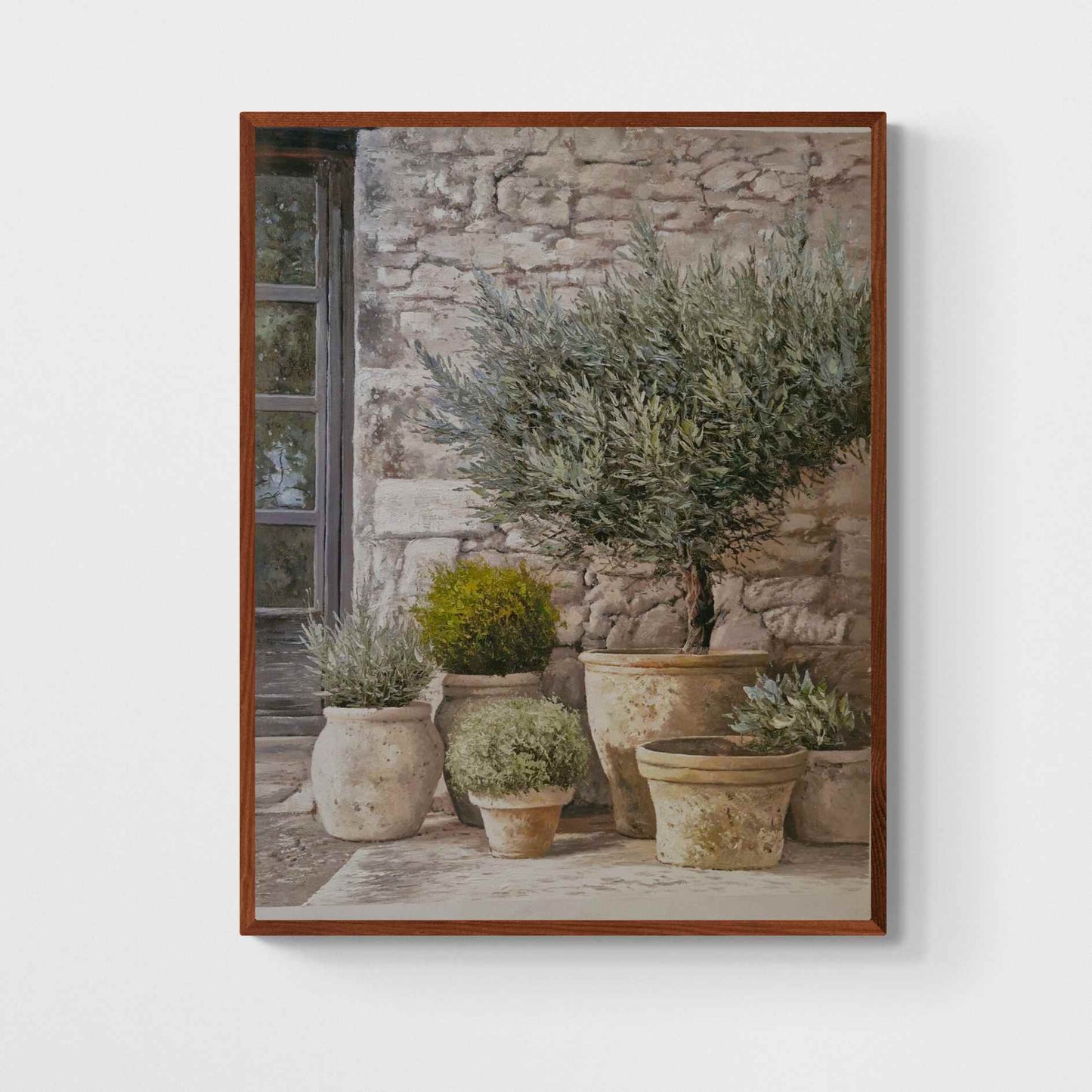 Ölgemälde Mediterrane Töpfe 100x80 cm