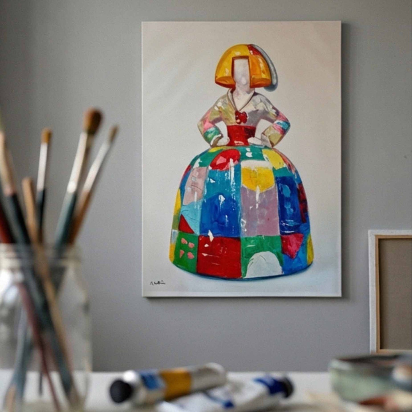 Cuadro Meninas Madrileñas 120x90 cm