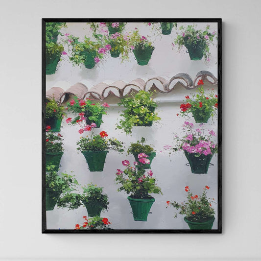 Geraneos-Wandmalerei