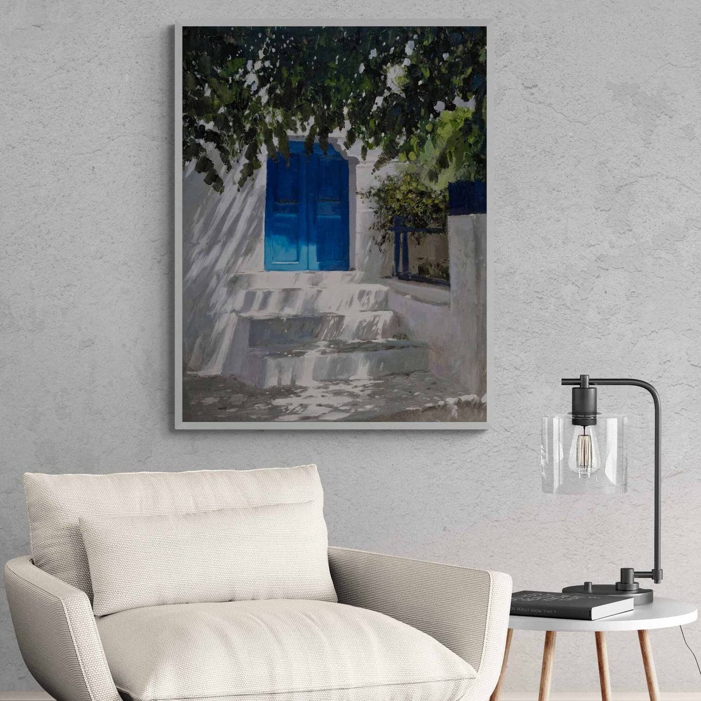 Puerta Azul  81x102 cm