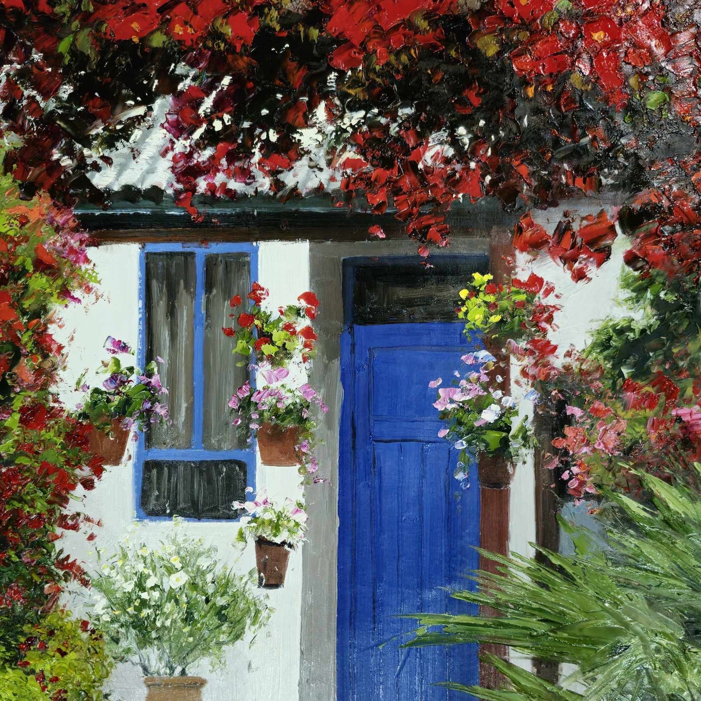 Andalusian Portal Painting 81x102 cm