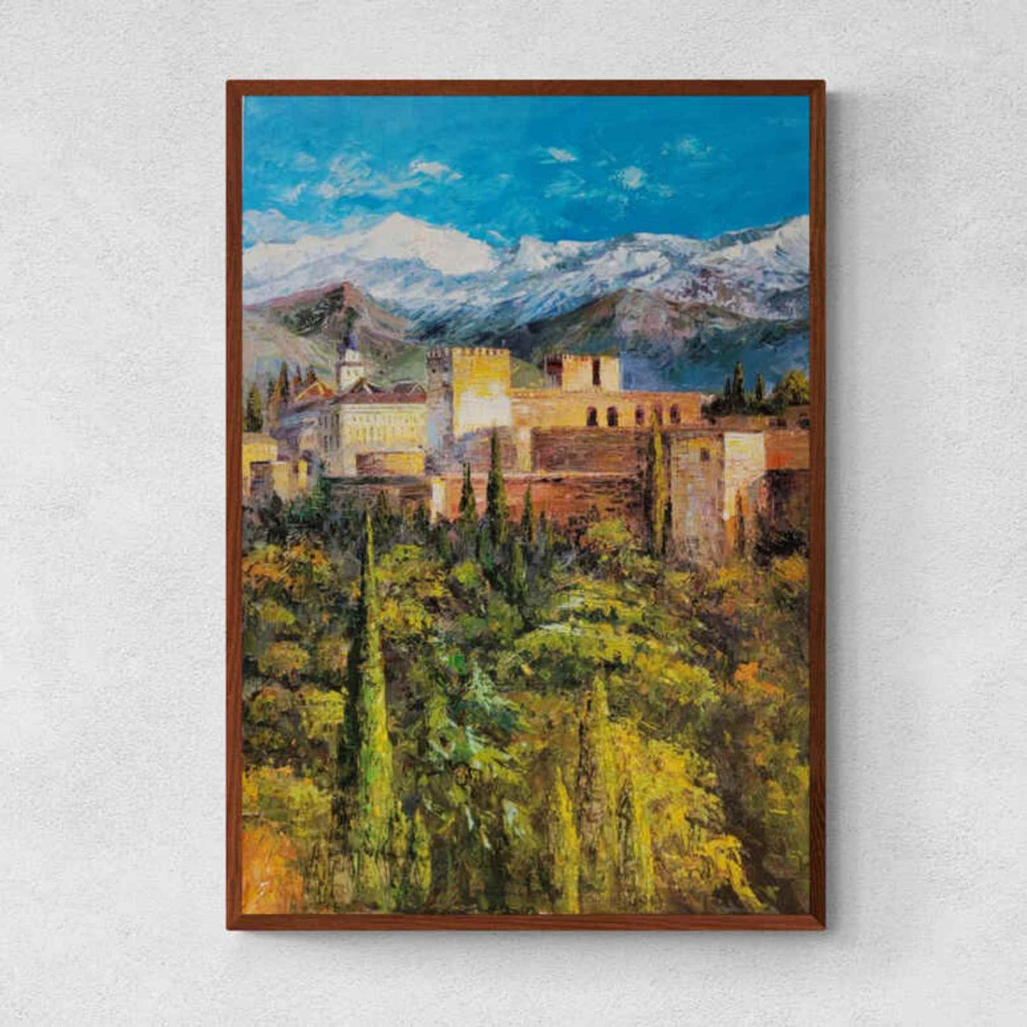 Pintura Alhambra Granada