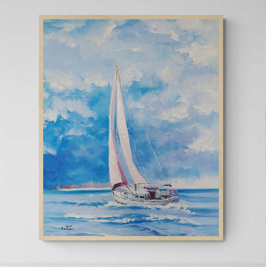 Sailing Painting 81x102 cm