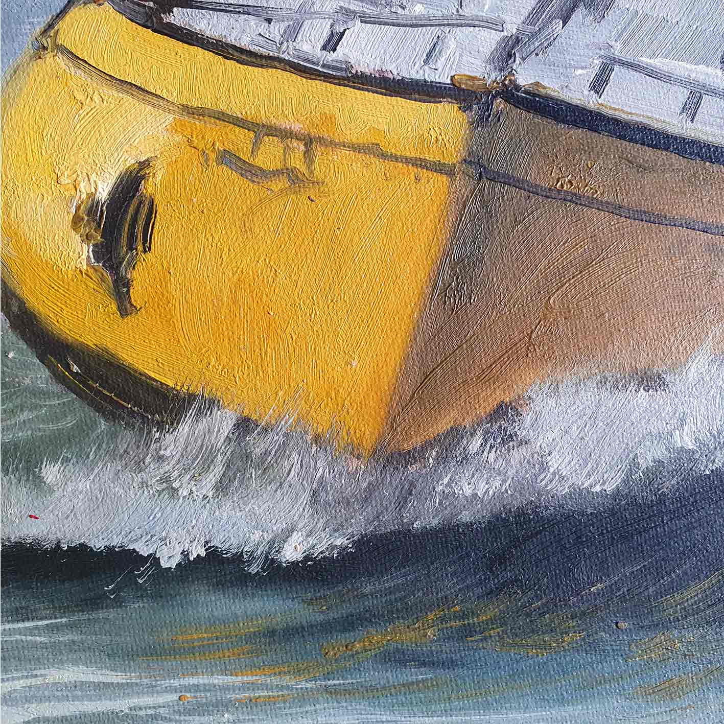 Pintura Tengo un Barco Amarillo