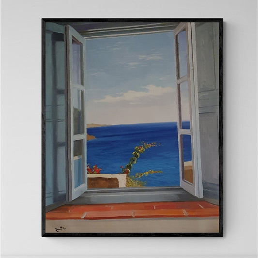 Pintura Mi Ventana 81x102 cm