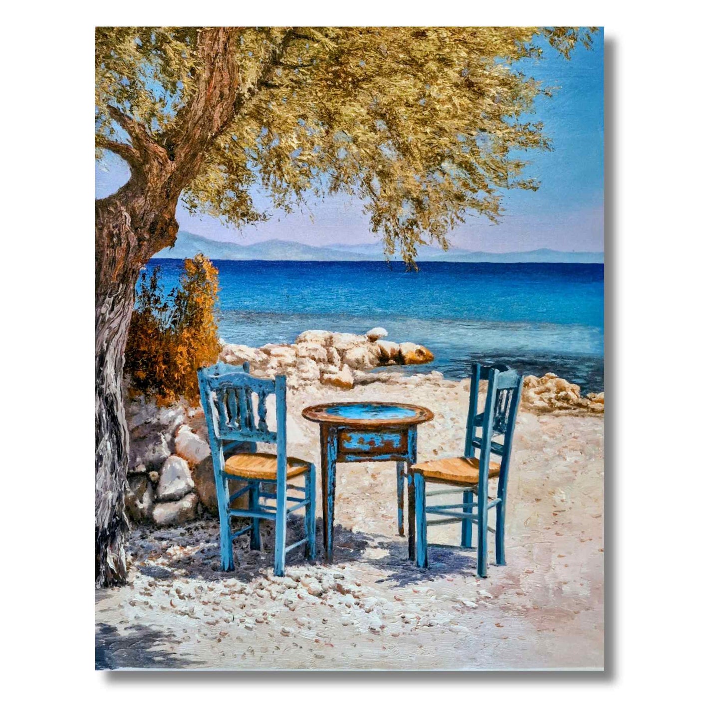 Pintura al Óleo Paisaje Mediterráneo – Obra de Martín Pintor