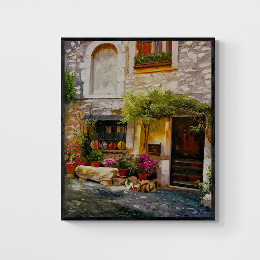 Cuadro Puerta del Pueblo 81x102 cm