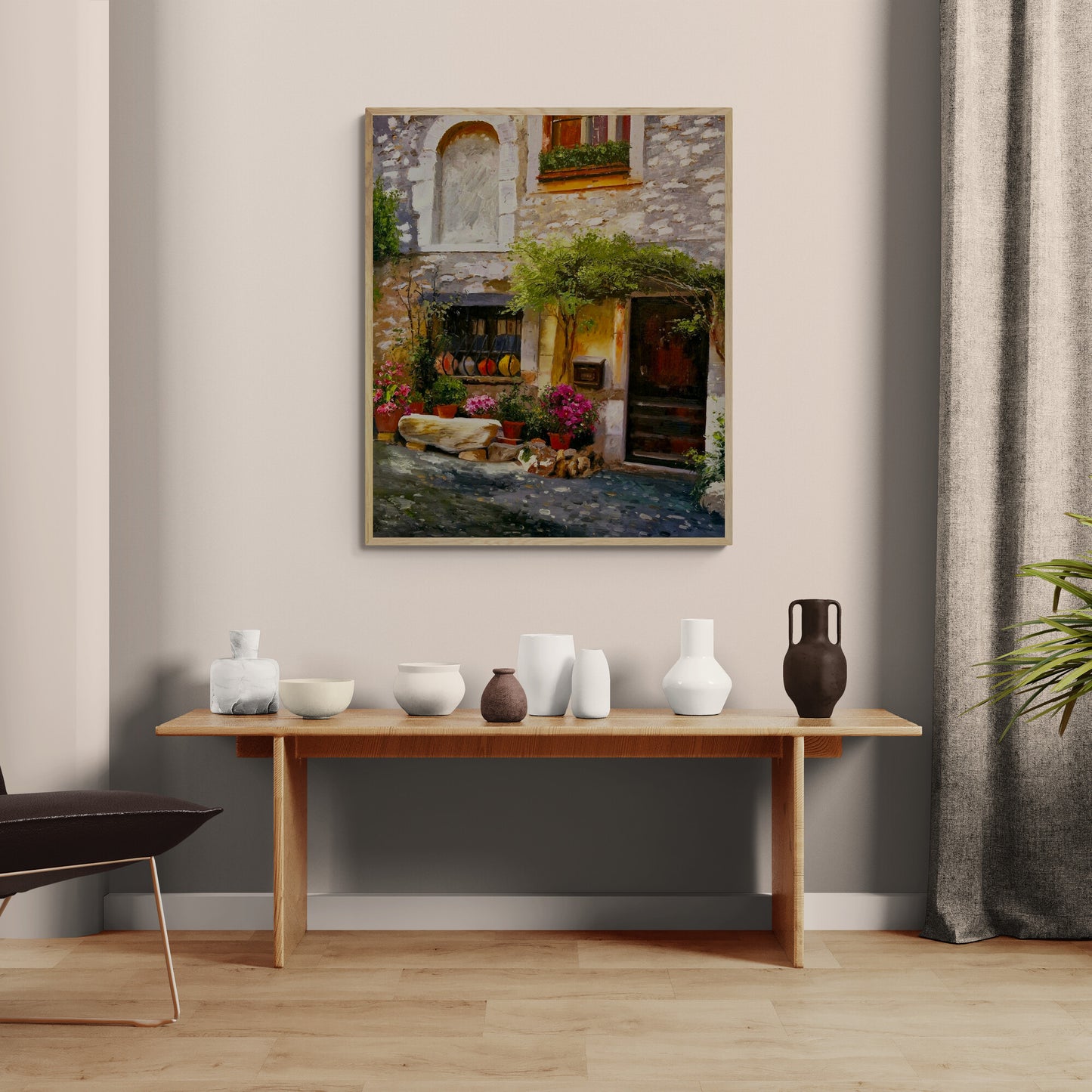 Cuadro Puerta del Pueblo 81x102 cm